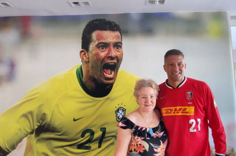 母ソレッチさんと　©Hiroaki Sawada