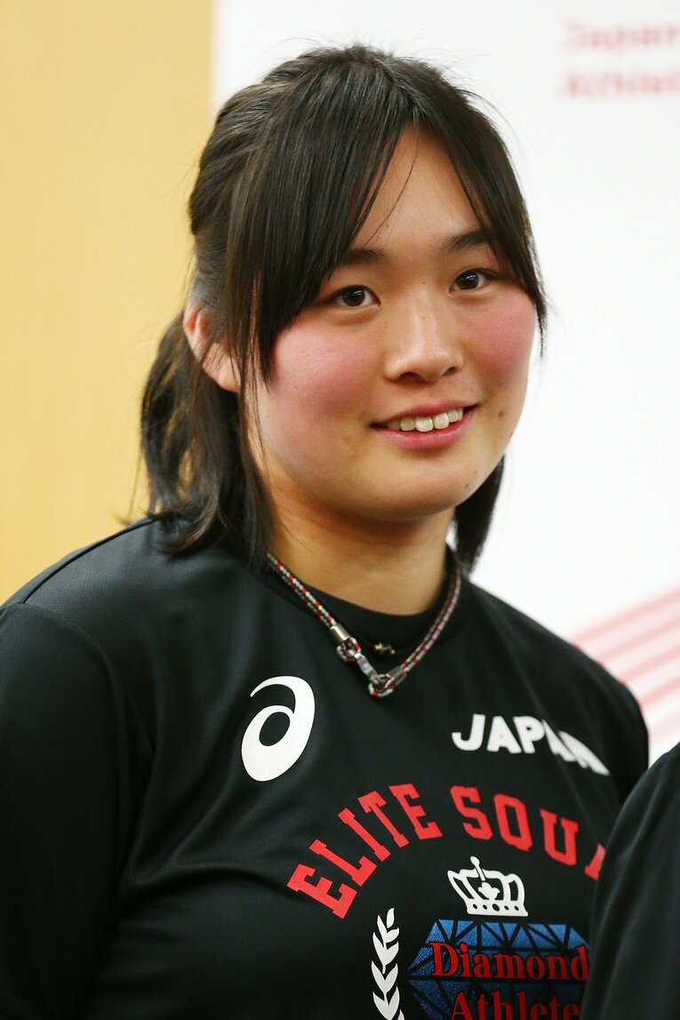 2015年、高校生の時にダイヤモンドアスリートに認定 ©︎AFLO