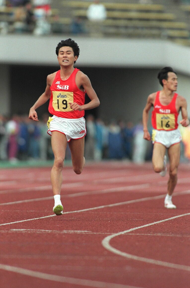 現役時代の渡辺康幸（1996年） ©JIJI PRESS