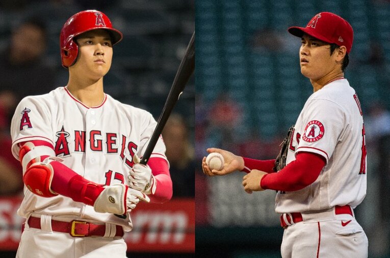 2018年の打者・大谷翔平と2021年の投手・大谷翔平。本人の言葉から4年間の進化を探ってみた ／ photograph by Nanae Suzuki