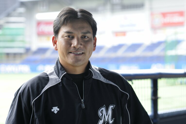 ロッテ時代の井口資仁　©Tadashi Hosoda