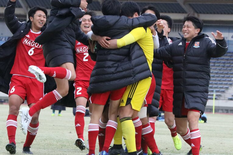 選手権初出場で8強入りした名古屋高校　©︎Takahito Ando