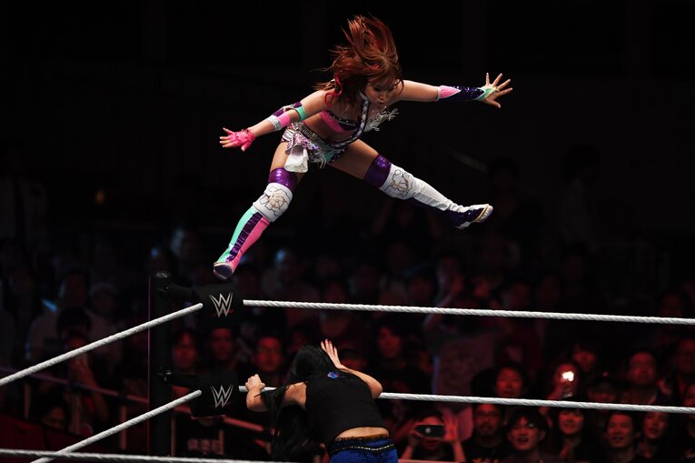 WWEの両国国技館大会にて（2019年）　©Getty Images