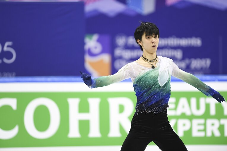 2017年2月、四大陸選手権のフリー　©Asami Enomoto