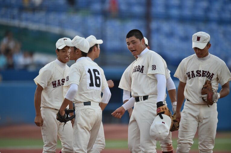 早実高１年生の清宮　©︎Hideki Sugiyama　