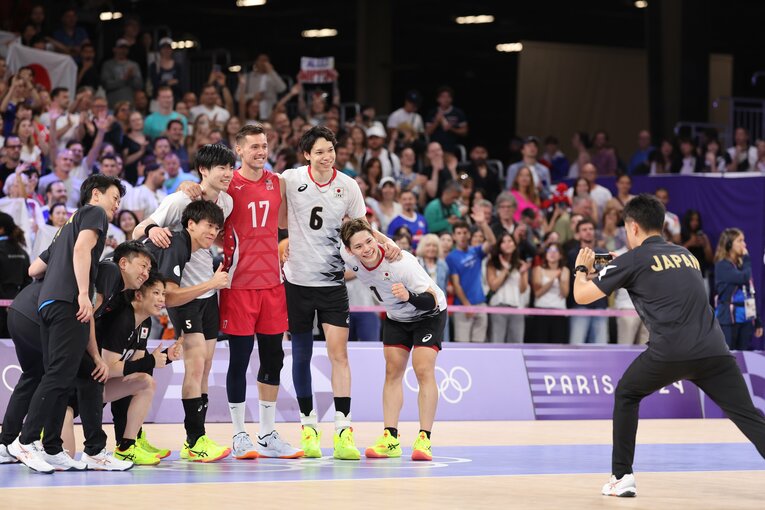 パリ五輪予選ラウンドvsアメリカ　©︎Tetsuya Higashikawa/JMPA