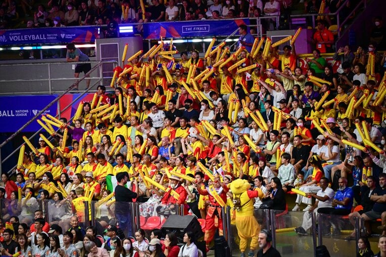 VNLファイナル決勝・イタリア戦　©︎Volleyball World