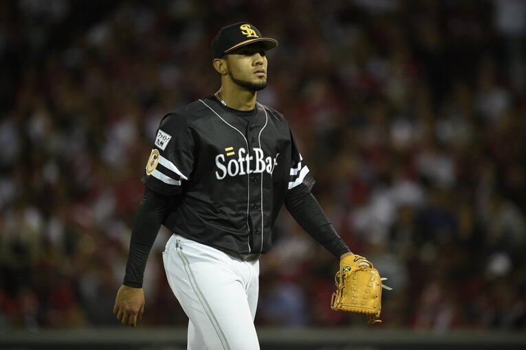 ソフトバンク、阪神で活躍したスアレス　©Naoya Sanuki