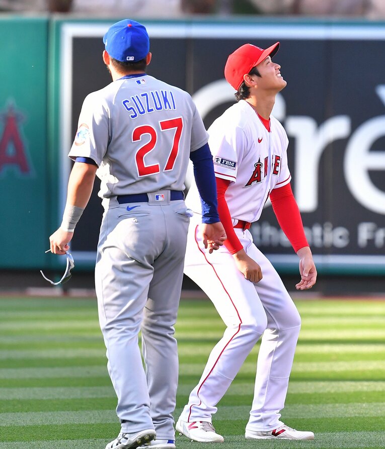 大谷さんは何してる？　©JIJI PRESS