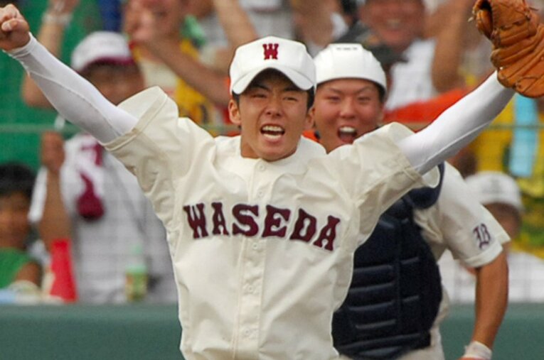 15年前の夏、100年に1度の伝説の名勝負を制した斎藤佑樹 ／ photograph by JIJI PRESS