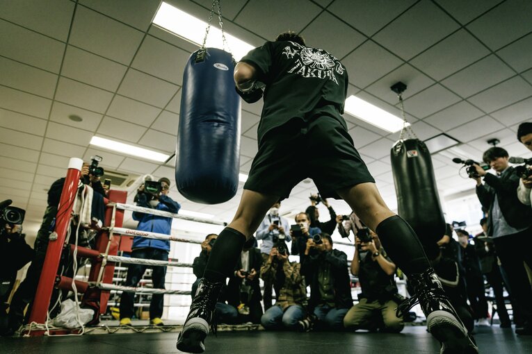井上尚弥 公開練習　©︎Kiichi Matsumoto