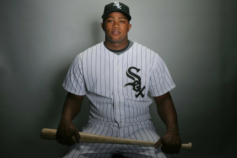 2009年、19歳のビシエド。前年にキューバからいかだに乗ってアメリカに亡命していた　©︎Getty Images