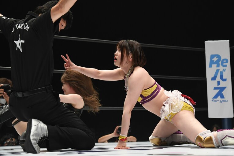 2022年4月、シンデレラトーナメントで鹿島沙希に敗れた月山和香