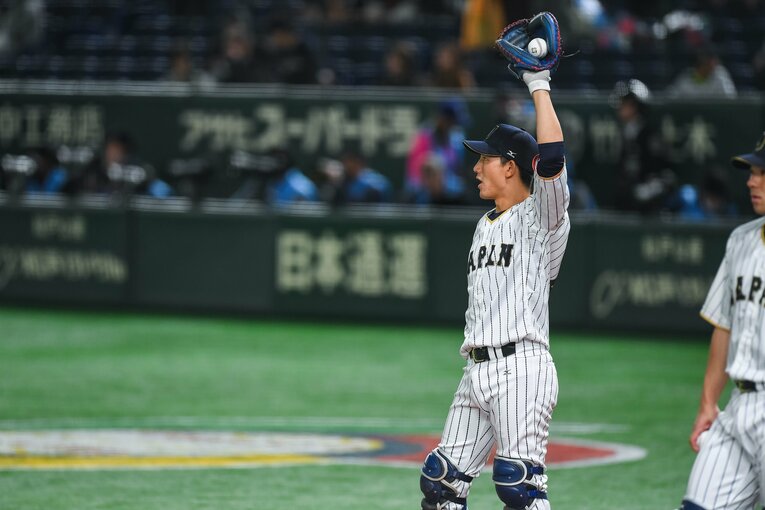 日本代表の捕手にもなった小林誠司　©Nanae Suzuki