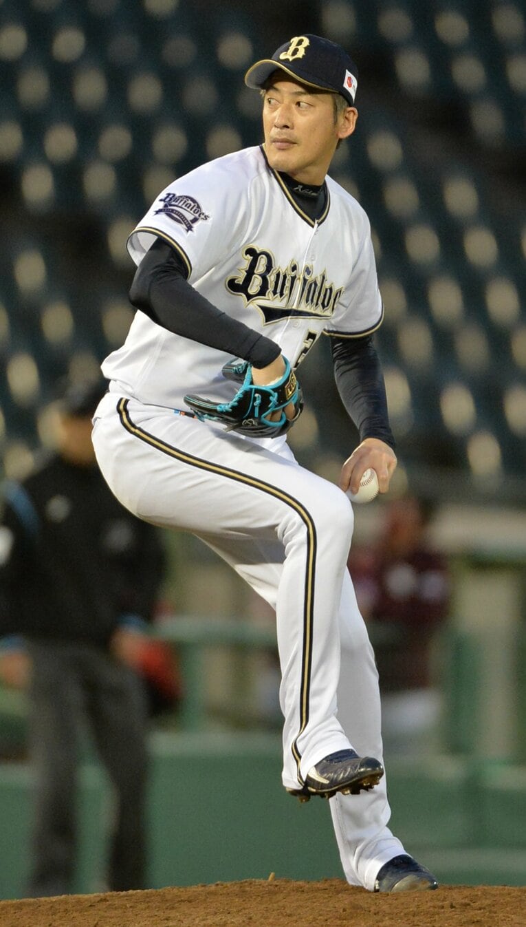 15日楽天戦のマウンドに上がる能見　©Sankei Shimbun