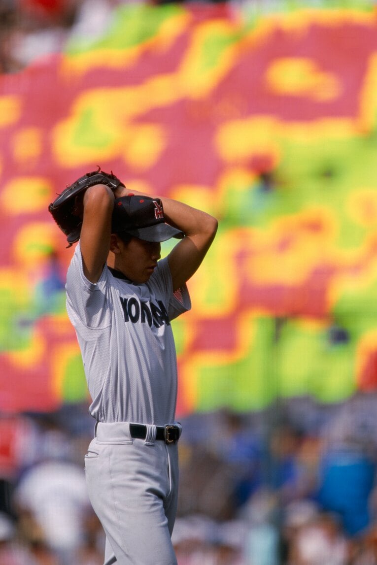 PL学園戦の松坂　©Hideki Sugiyama