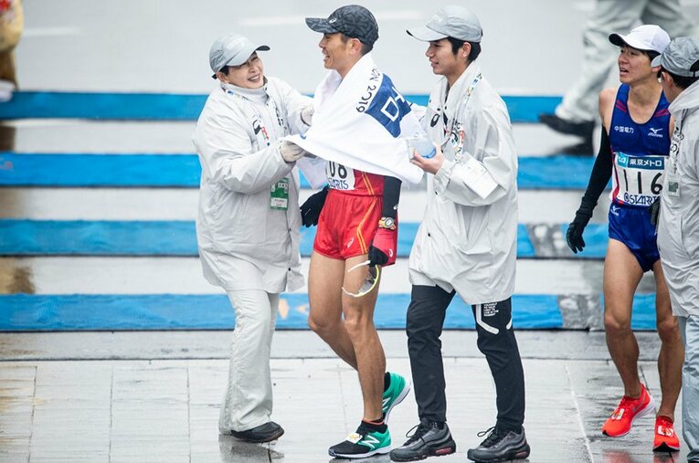 東京マラソン6位の今井正人 ／ photograph by Yuki Suenaga