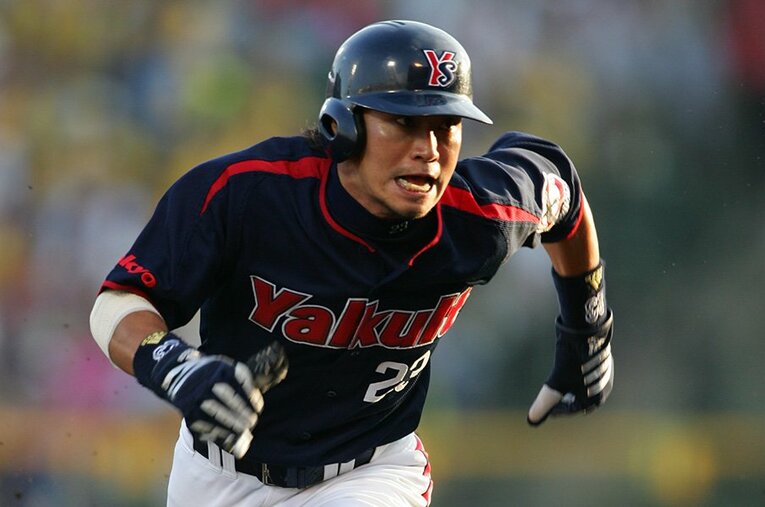 青木宣親／ヤクルト ／ photograph by Koji Asakura