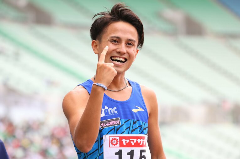 日本選手権の800mで頂点に。©YUTAKA/AFLO