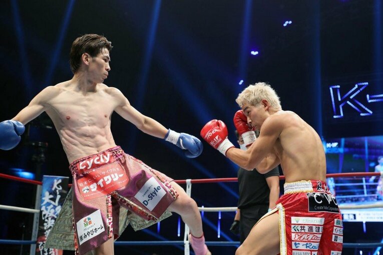 レオナと大岩の準決勝　©K-1