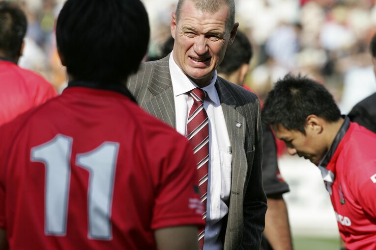 日本代表ヘッドコーチを務めたジョン・カーワン　©︎Tamon Matsuzono