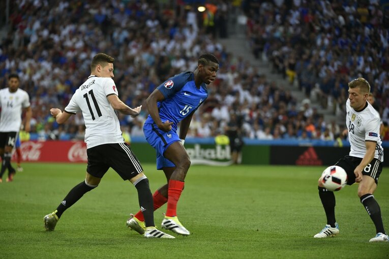 EURO2016でのポグバ　©Takuya Sugiyama