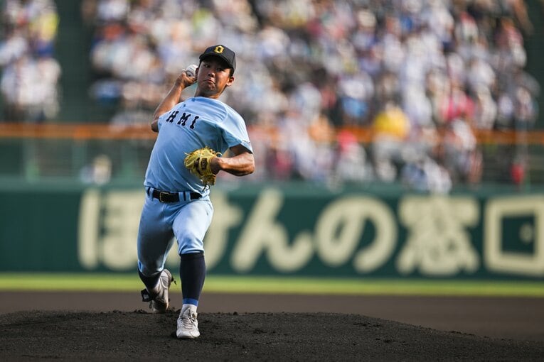 山田の投球フォーム　©Nanae Suzuki