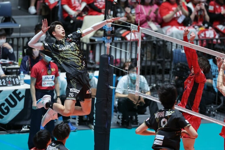 ウルフドッグス名古屋 山崎彰都　©︎V.LEAGUE