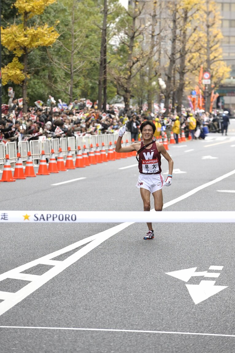 早稲田大10区・中島賢士（2011年）©︎Asami Enomoto