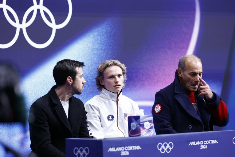 【五輪フィギュアの魔物】ミラノ・コルティナ五輪でのマリニン（写真は右に続きます）　©Sunao Noto/JMPA