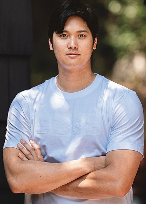 Numberの独占インタビューに応じた大谷翔平