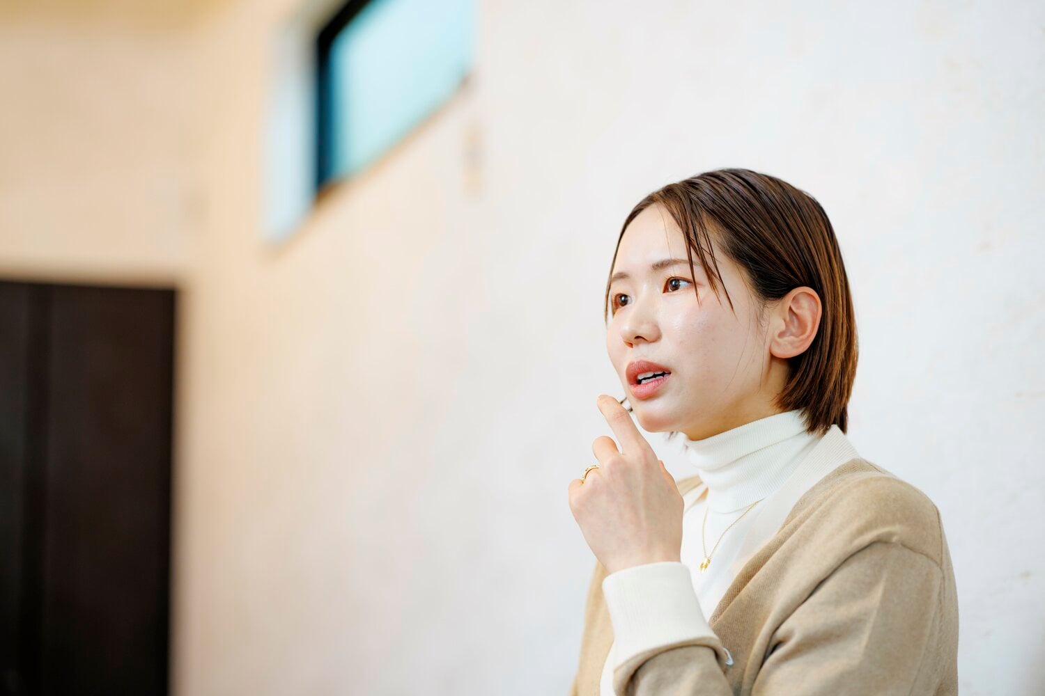 頭の中で描くビジョンについても語ってくれた古賀さん　©︎Kiichi Matsumoto