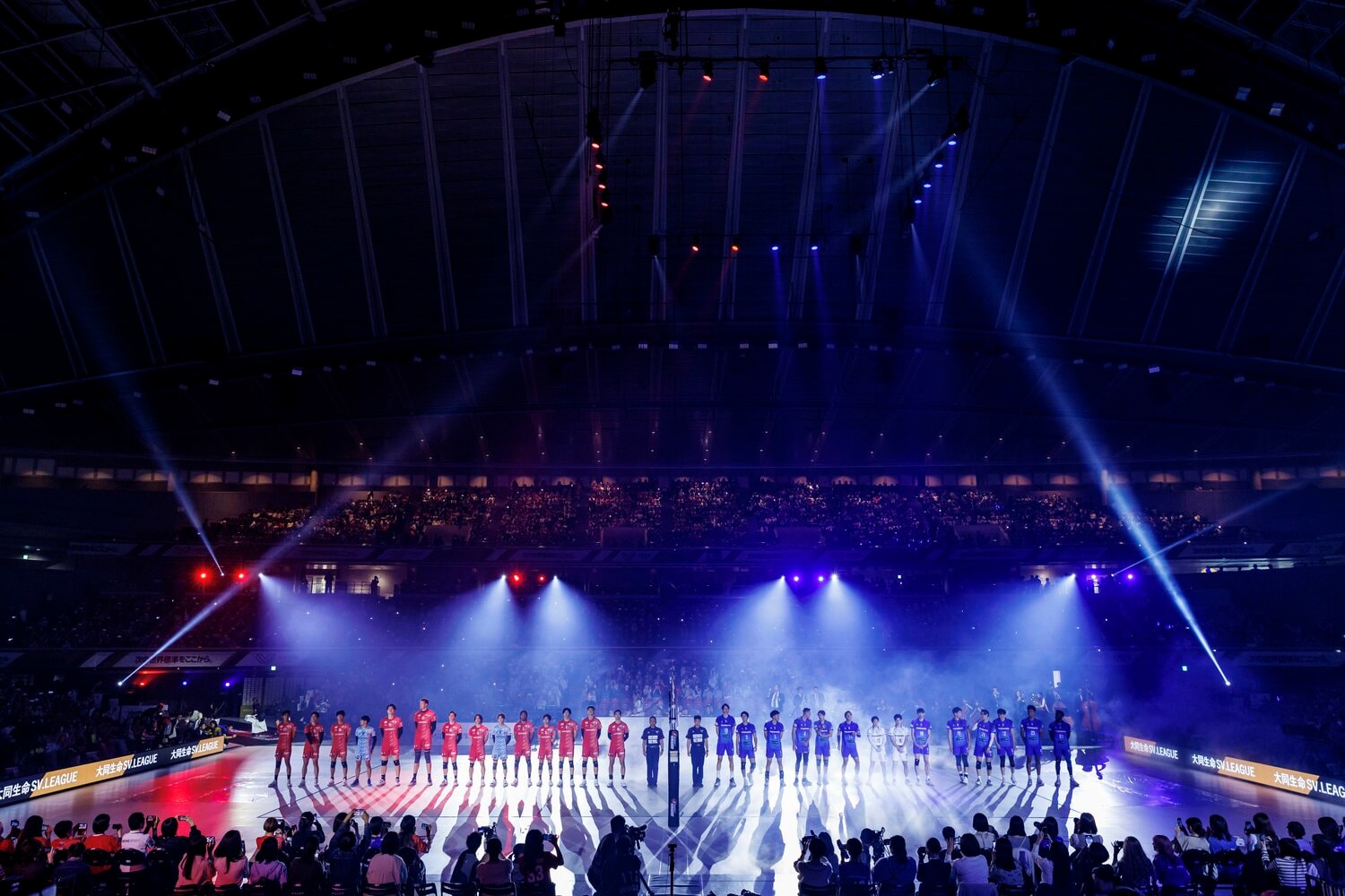 SVリーグ開幕戦の様子　©︎Kiichi Matsumoto