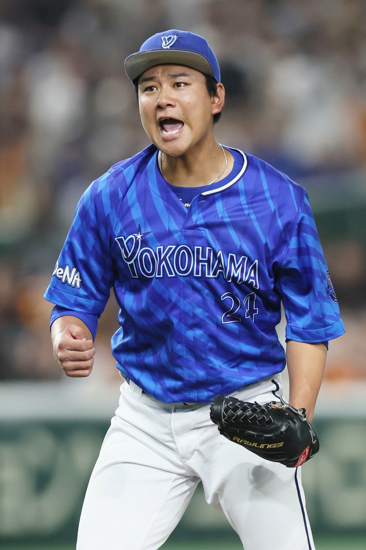 今季はハマスタでこんな姿をどんどん見せたい　©JIJI PRESS