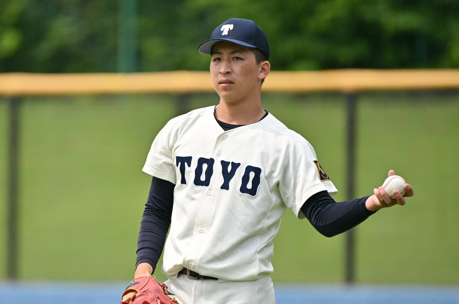 ドラ1だった細野（東洋大）は大器の片鱗をみせられず　©︎Hideki Sugiyama