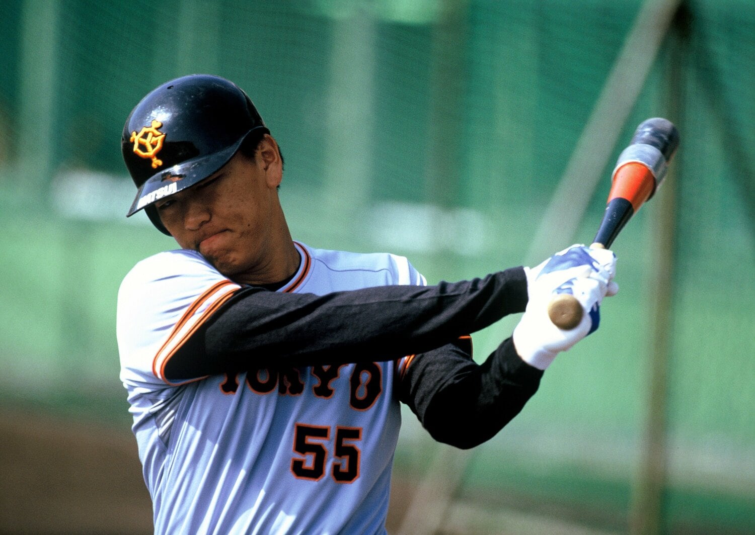 二軍での松井秀喜（1993年4月撮影）　(C)Koji Asakura