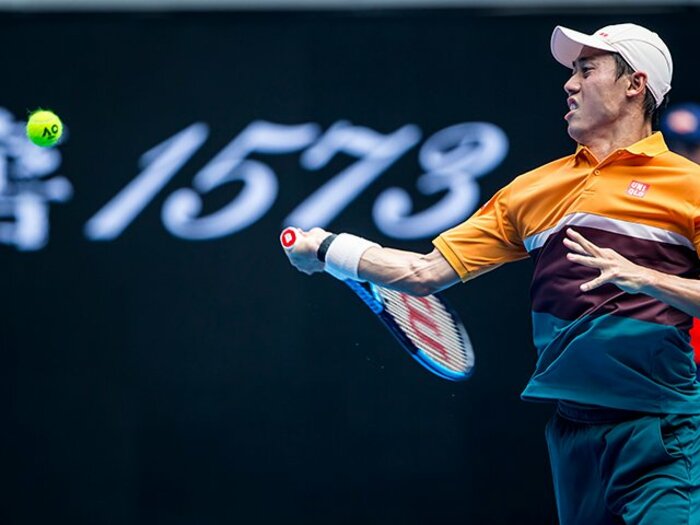 錦織圭の逆転勝利は必然だった。「この10年の経験値が僕の武器」<Number Web> photograph by Getty Images