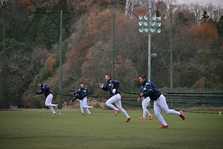 大阪桐蔭の練習風景（2022年）　©︎Hideki Sugiyama