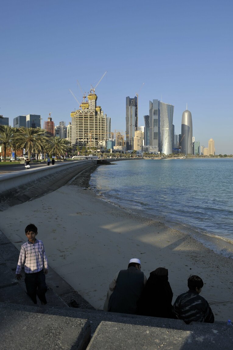 カタールの街中（2011年）　©Takuya Sugiyama