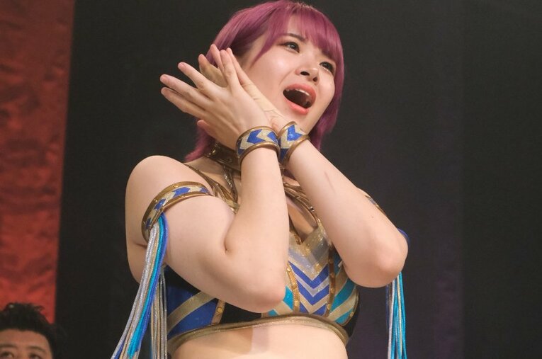 181センチの日本現役最高身長女子レスラー・HANAKO ／ photograph by Norihiro Hashimoto