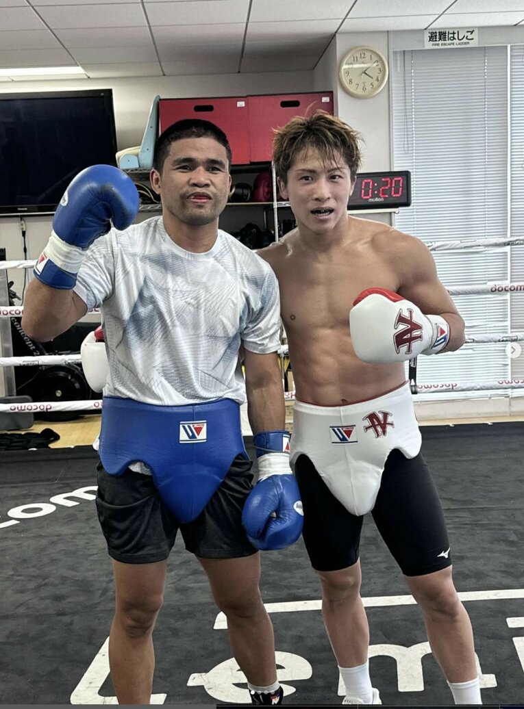 井上尚弥の練習相手として来日したマーロン・タパレス。自身のInstagram（@officialmarlontapales）に感謝を思いを投稿した