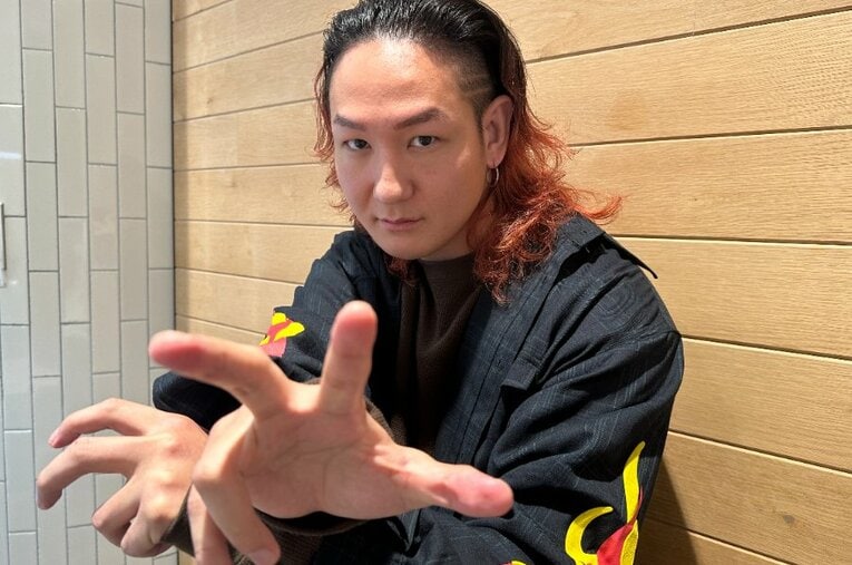 11月13日に「MONDAY MAGIC ep3」にてプロレスデビューを迎える佐々木憂流迦 ／ photograph by Gantz Horie