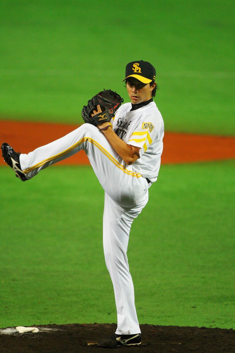 馬原孝浩監督の現役時代　©BUNGEISHUNJU