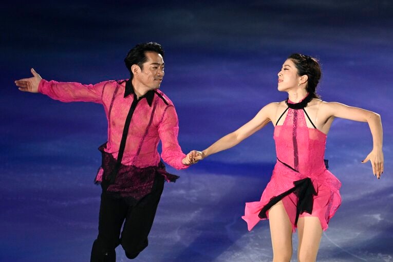 メダリスト・オン・アイスでのエキシビションプログラム「love　goes」　©Asami Enomoto