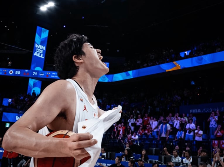 W杯カーボベルデ戦の渡邊雄太　©FIBA