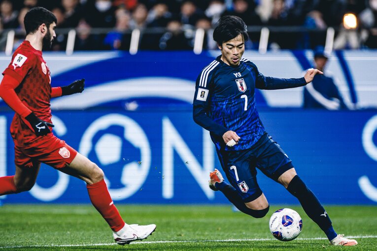 三笘をW杯のピッチで観ることはできるのだろうか…　©︎Kiichi Matsumoto