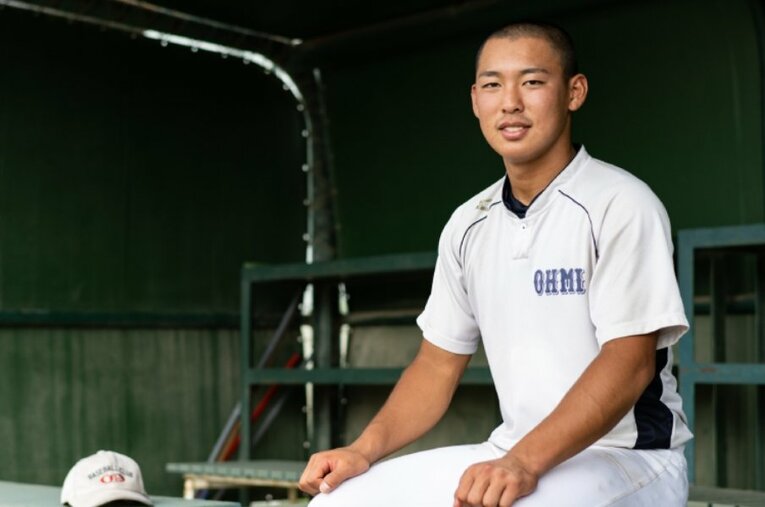 山田陽翔が2回戦突破後に語った「近江高校に入ってよかった」。その理由とは？ ／ photograph by Nanae Suzuki