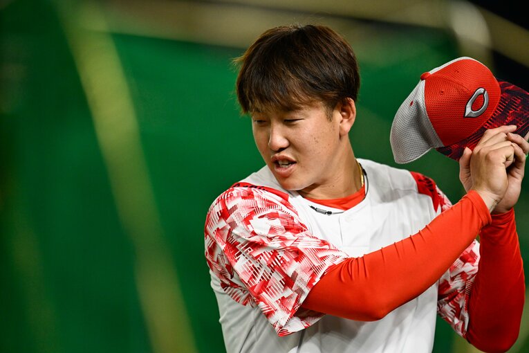 【気づけばカープ主力に…最新】2025年の小園　©Nanae Suzuki