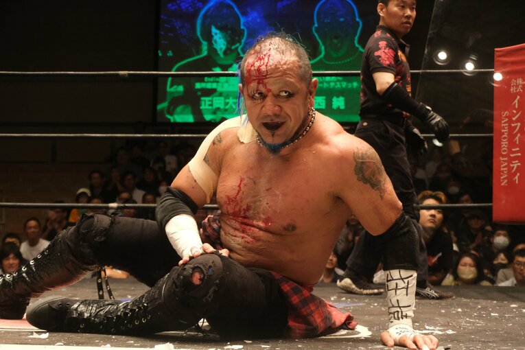 デスマッチのカリスマ・葛西純　©Norihiro Hashimoto