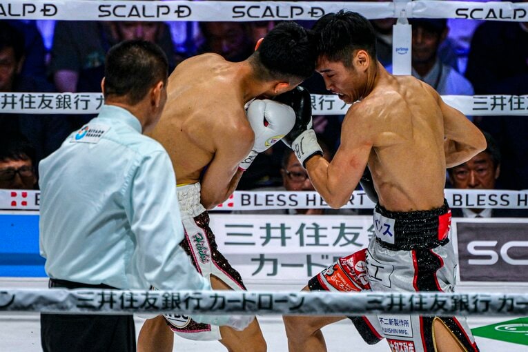 中谷潤人vs.西田凌佑（WBC・IBF世界バンタム級王座統一戦） ©Takuya Sugiyama